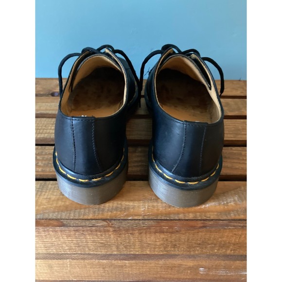 Dr Martins Air Wair men's black leather Oxford shoes size 7 - Picture 4 of 8